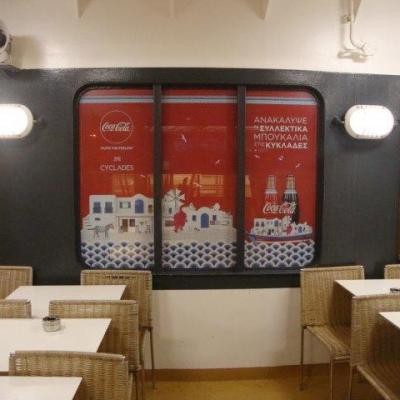 Ambient Media πλοίου κατάστρωμα Coca Cola