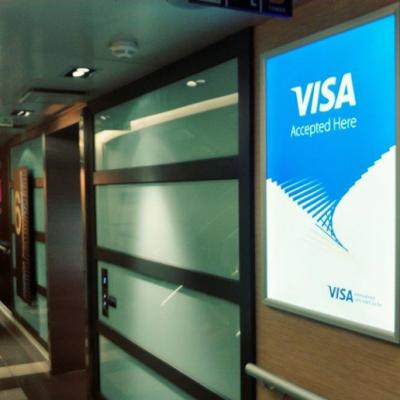 Lightbox πλοίου VISA
